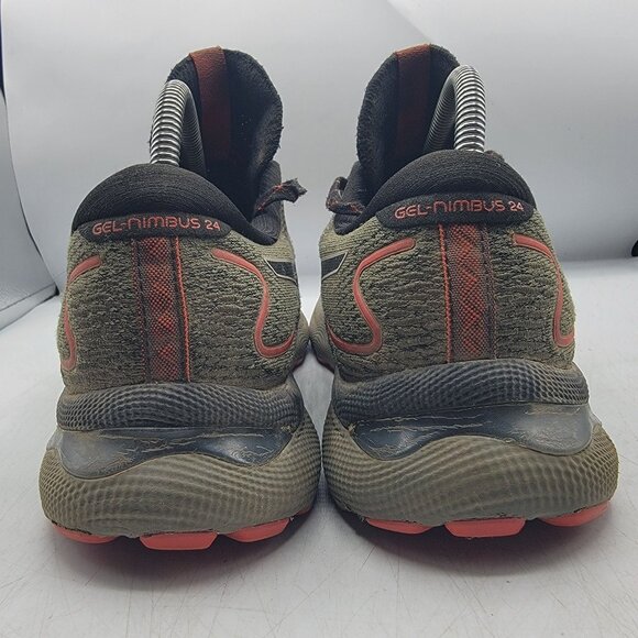 Asics Gel Nimbus 24 TR Nature Bathing Olive Mens 8.5 Green Athletic Shoes - Picture 5 of 13